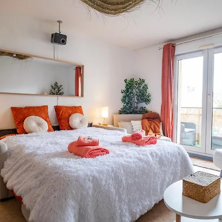 Cathyvoyages Com - Balcon - Netflix Prime Videoprojecteur - Garage Possible Ou Parking Gratuit Rue - Centre 8 Min Et Gare 5 Min En Tram - Confort Et Proprete Strasbourg